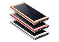 Banco portátil de la energía solar del metal, cargador solar modificado para requisitos particulares del teléfono móvil