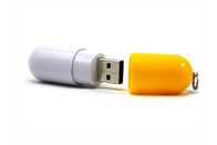 Píldora plástica USB del color verde de la marca 8GB 3,0 de la vida de la demostración de la fuente de la fábrica con el logotipo y el paquete modificados para requisitos particulares