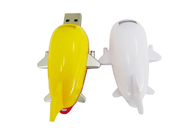 32G 3,0 color amarillo USB formado plano plástico con marca modificada para requisitos particulares de la vida de la demostración del logotipo y del paquete