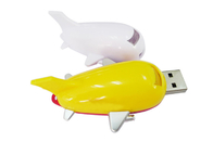 32G 3,0 color amarillo USB formado plano plástico con marca modificada para requisitos particulares de la vida de la demostración del logotipo y del paquete