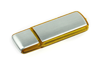 Metal amarillo USB del color de la marca 16G 3,0 de la vida de la demostración de la fuente de la fábrica del USB con el logotipo y el paquete modificados para requisitos particulares