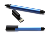 La fuente de la fábrica modificó la pluma USB del plástico para requisitos particulares 32G 2,0 con el logotipo de la impresión para los datos de copiado sobre el ordenador