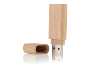 memoria USB de bambú del color del arce 16g 3,0 con tecnología grabada laser