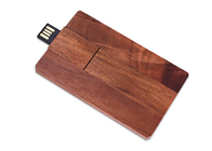 Memorias USB de madera de encargo de la función múltiple, caja de papel del palillo de madera del Usb llena
