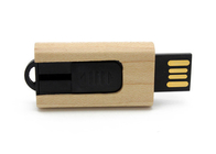 Uso conveniente de memoria USB de 32 gigabytes de la velocidad rápida de bambú de la lectura