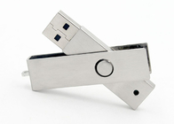 128 memorias USB del metal del gigabyte 3,0 con el logotipo de la impresión de pantalla de seda