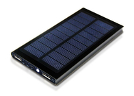 Banco portátil de la energía solar del metal, cargador solar modificado para requisitos particulares del teléfono móvil