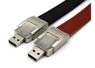 128g memoria USB negra del Usb 3,0, servicios de cuero del ODM del OEM de memoria USB proporcionados