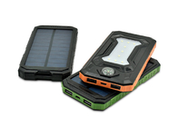Cargador portátil accionado solar equipado compás con la lámpara que acampa
