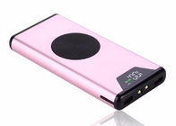 Cargador inalámbrico portátil rosado, batería de carga de la radio del lechón del gel de silicona