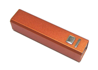 colores delgados cuadrados de la mezcla del banco del poder del metal 2600mAh con el logotipo modificado para requisitos particulares