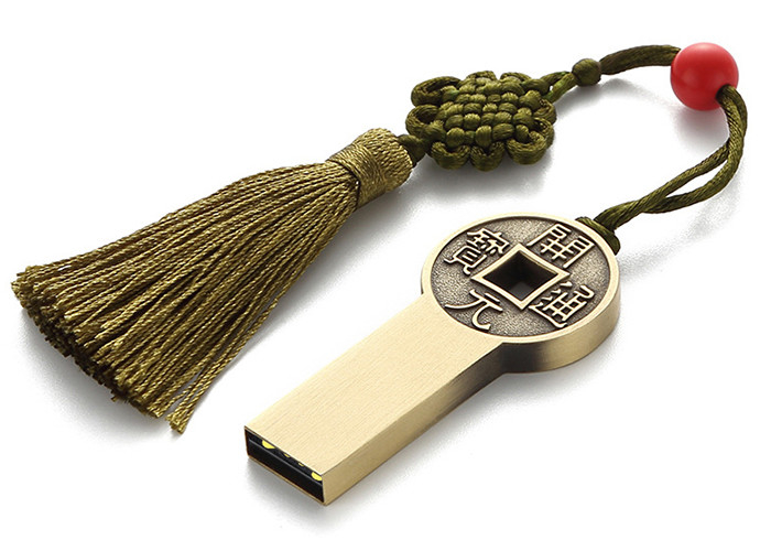 Memory Stick de encargo del metal, palillo impermeable del Usb con los chips de memoria originales